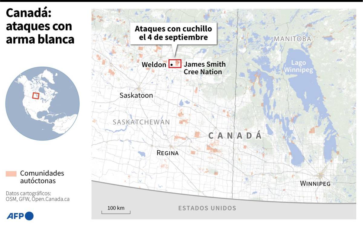 Lo que se sabe del masivo ataque a puñaladas en Canadá