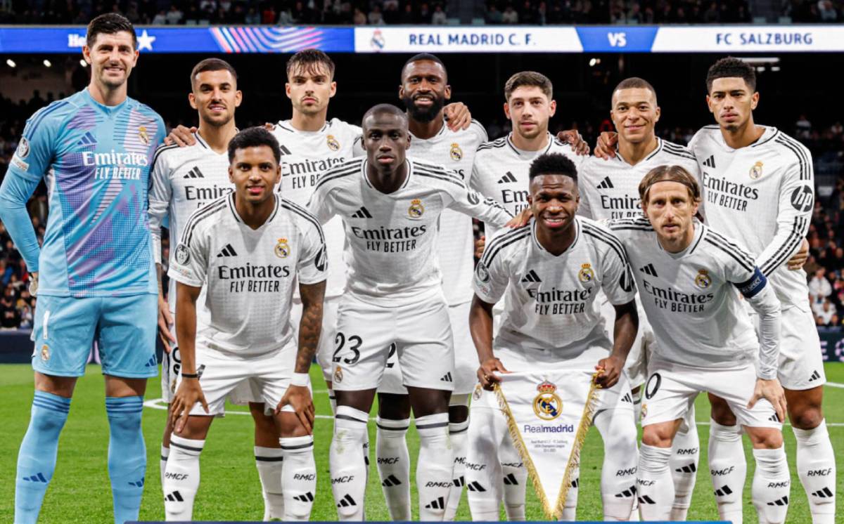 El 11 titular del Real Madrid que enfrentó al Salzburgo.
