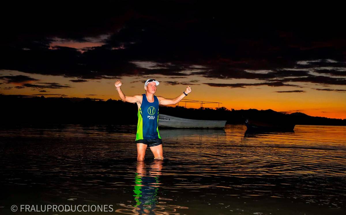 Gerson López llega a su meta en Choluteca