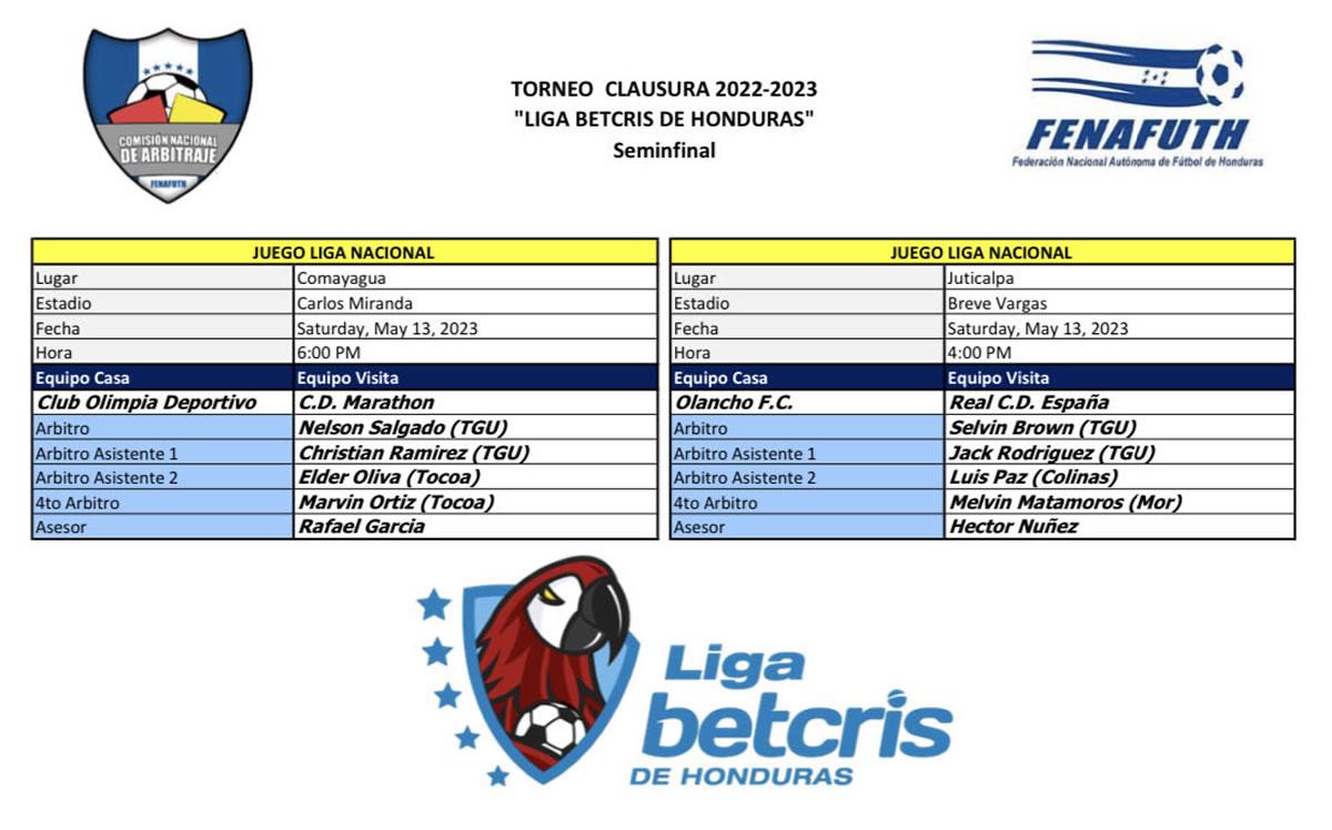 Confirman árbitros para la vuelta de semifinales del Clausura 2023