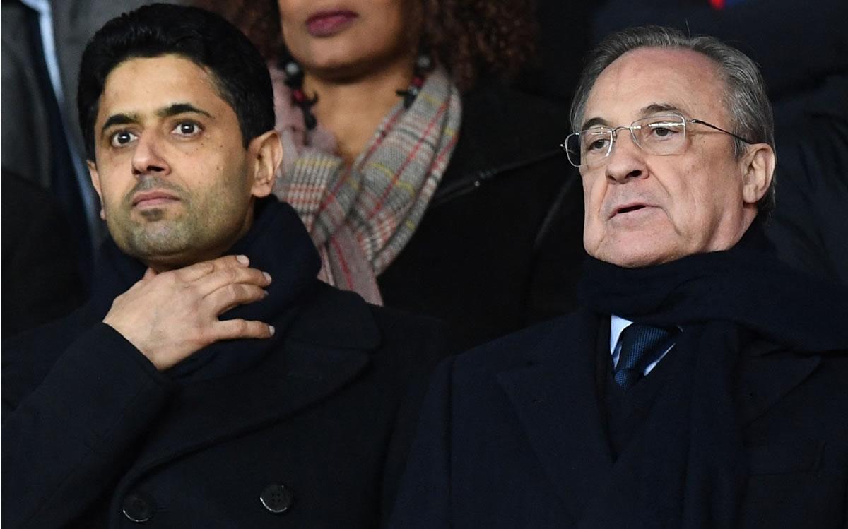 Nasser Al-Khelaïfi quiere devolverle el golpe a Florentino Pérez por Mbappé.