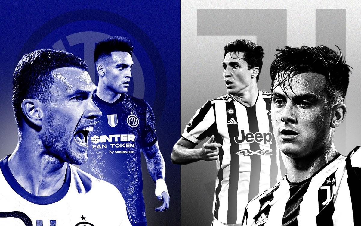 El partidazo que protagonizarán Inter y Juventus en la Serie A.