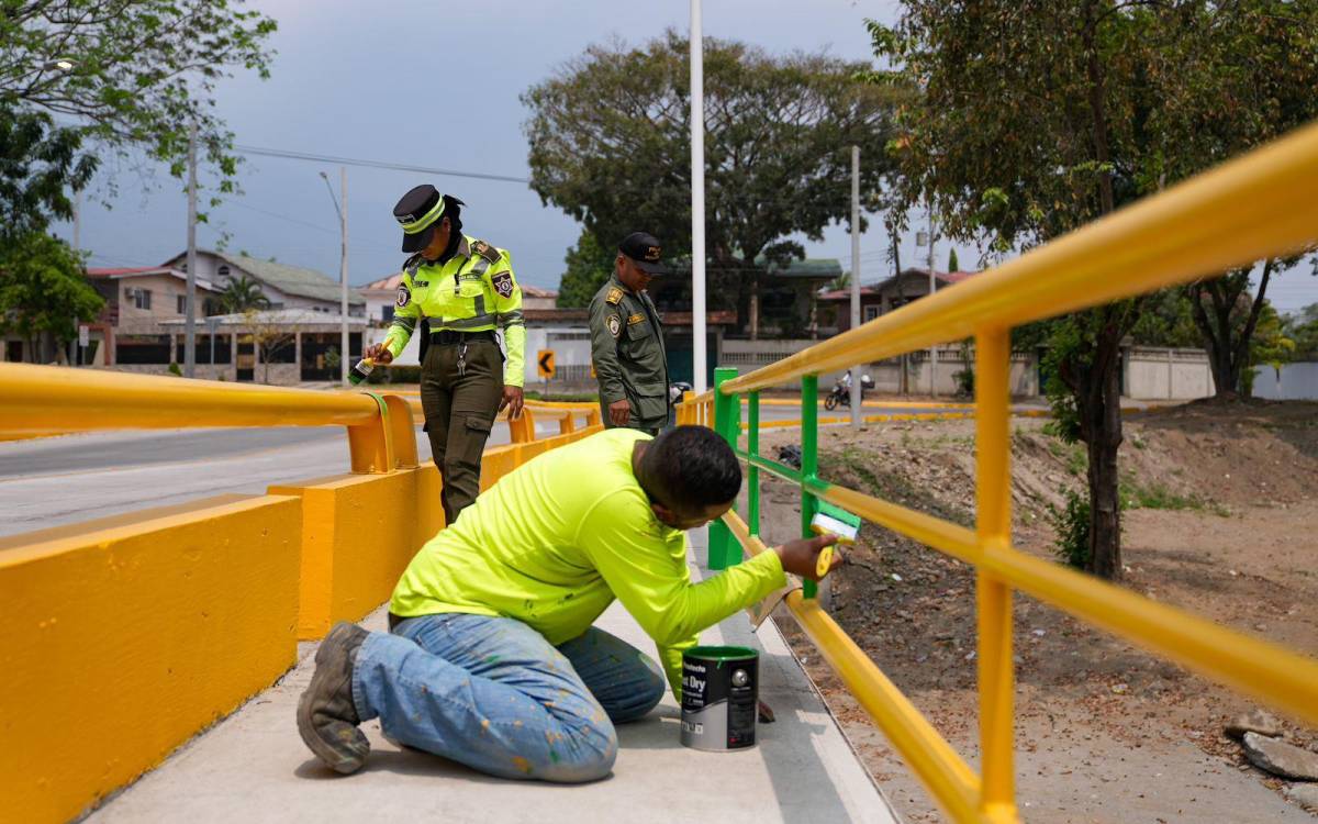 ¿Por qué la municipalidad pinta los puentes de SPS de verde y amarillo?