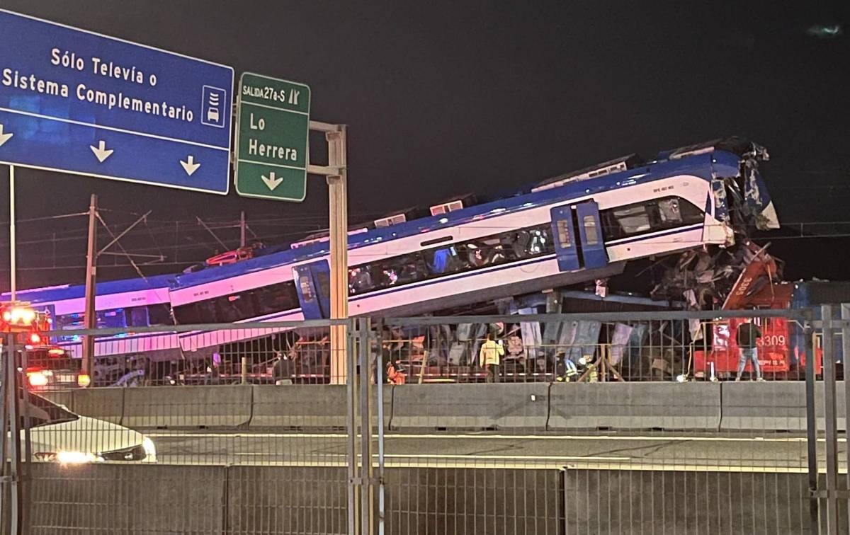Impactante video del choque frontal de dos trenes en Chile