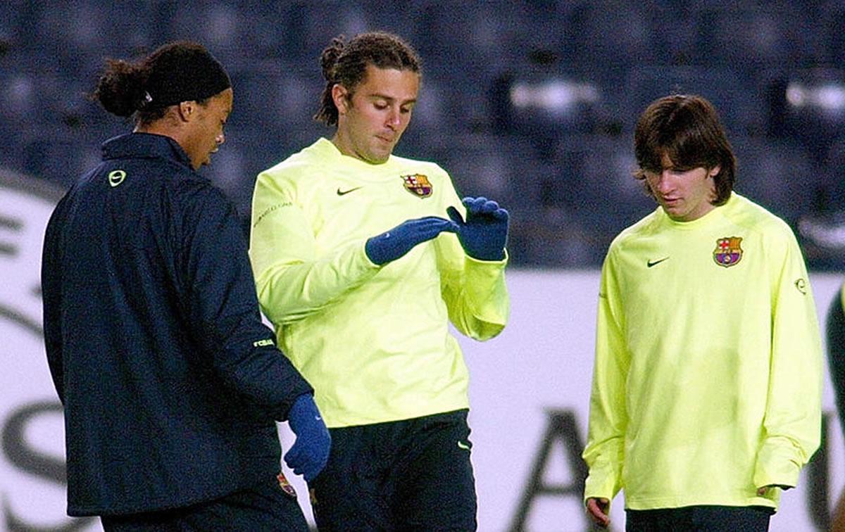 Thiago Motta compartió vestuario con Lionel Messi y Ronaldinho.