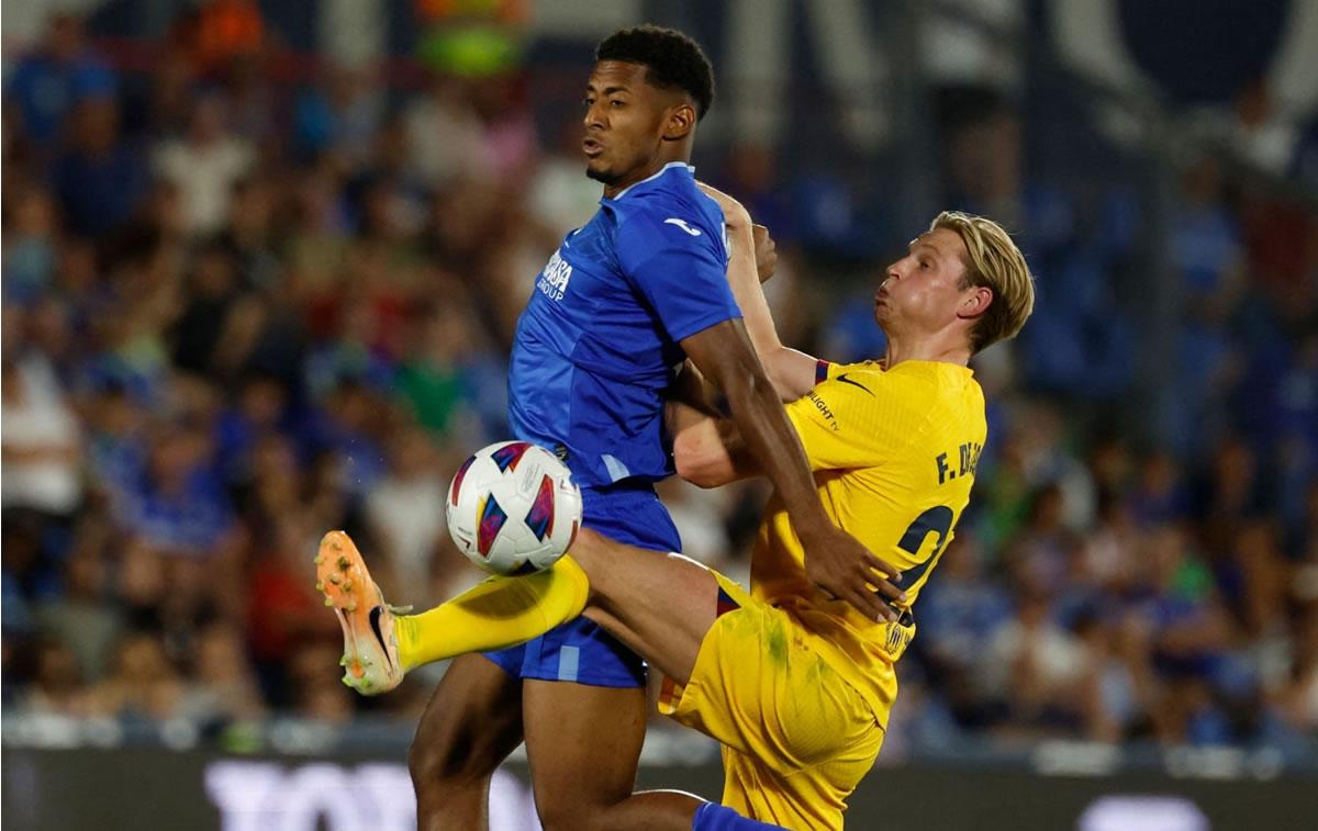 El ‘Choco‘ Lozano ha tenido pocos minutos en el Getafe tras su salida del Cádiz.