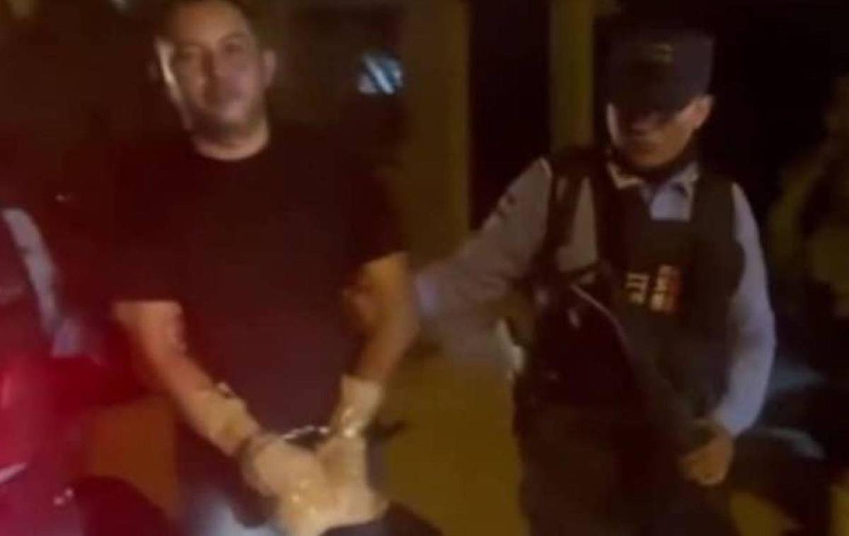 La aprehensión de José Leonel Sarmiento se produjo en horas de la madrugada, apenas sucedido el hecho.