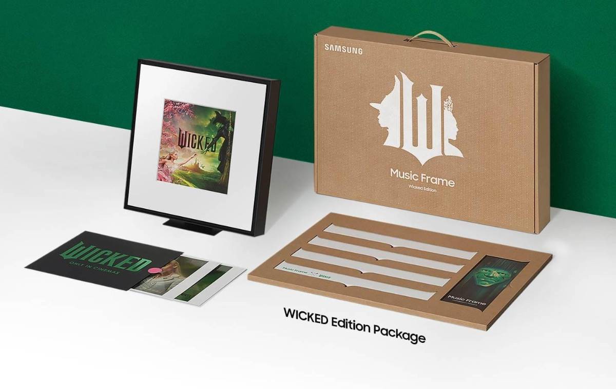 Samsung presenta la edición especial Music Frame WICKED