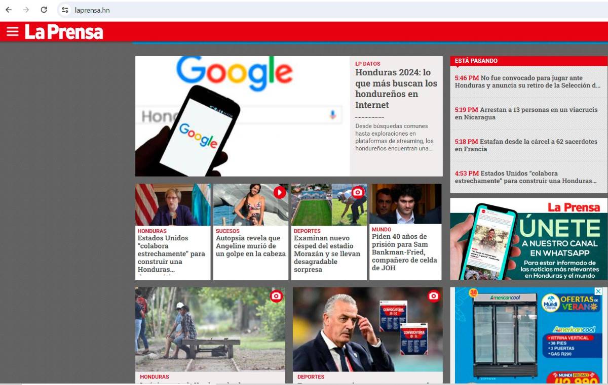 “Honduras”, lo más buscado en Google