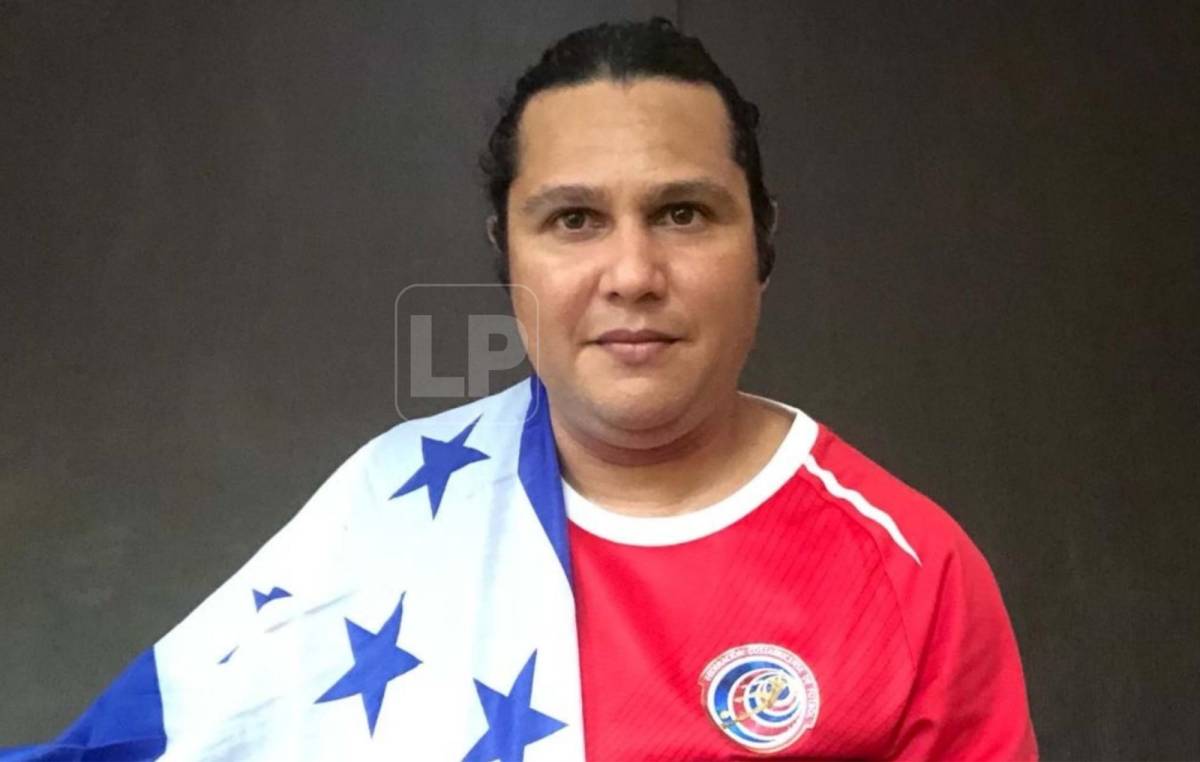 Mario Moreira, el tico que espera un triunfo de la selección de Honduras
