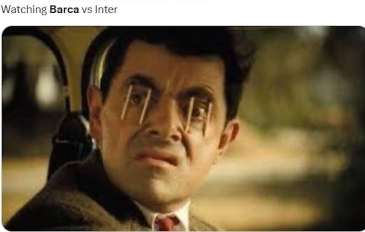 Barcelona sufre en los memes tras empatar con Inter: burlas al Real Madrid