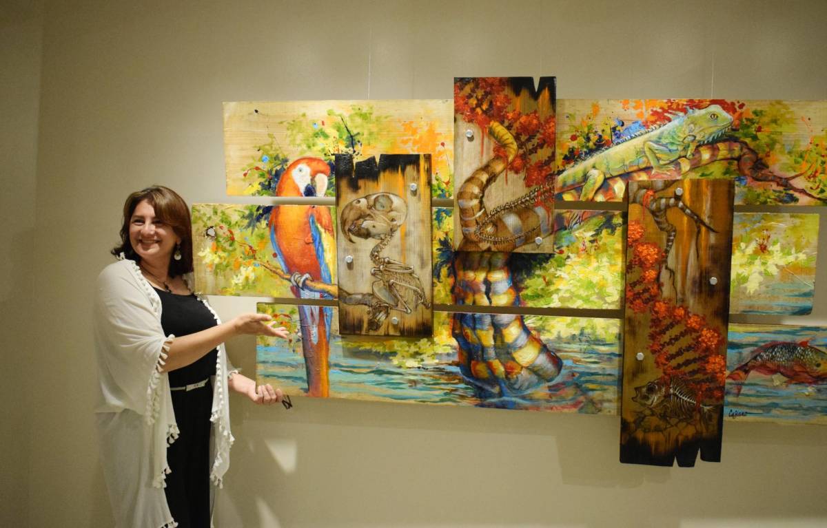 Mayra Casiano, una docente que se proyecta a través del arte pictórico