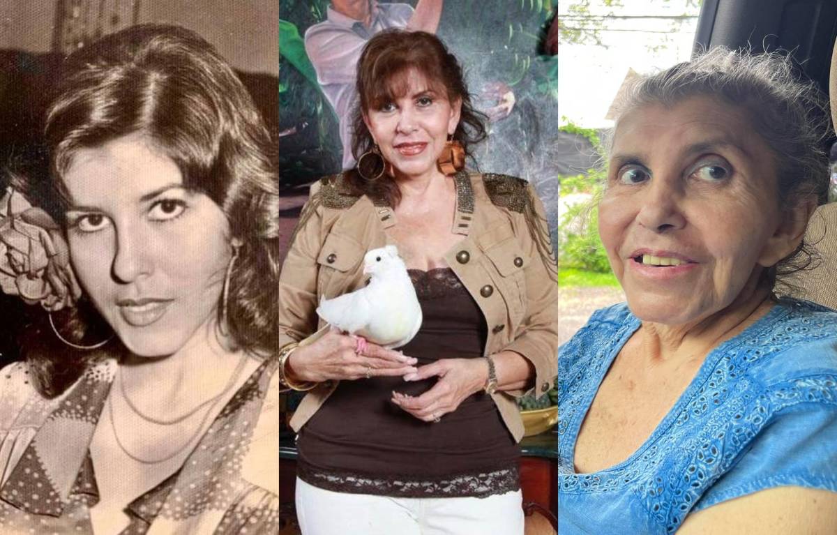 La transición de doña Linda Concha desde su juventud hasta la tercera edad.