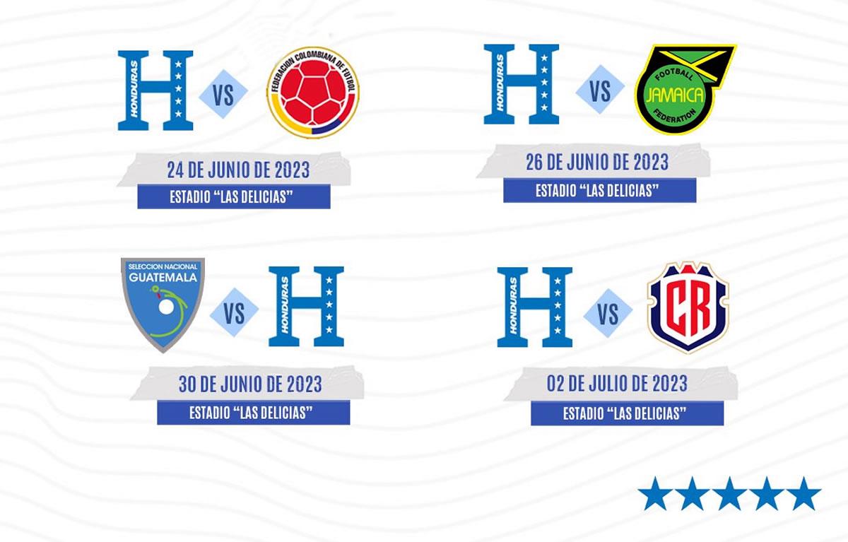 El calendario de Honduras en los XXVI Juegos Centroamericanos y del Caribe 2023.