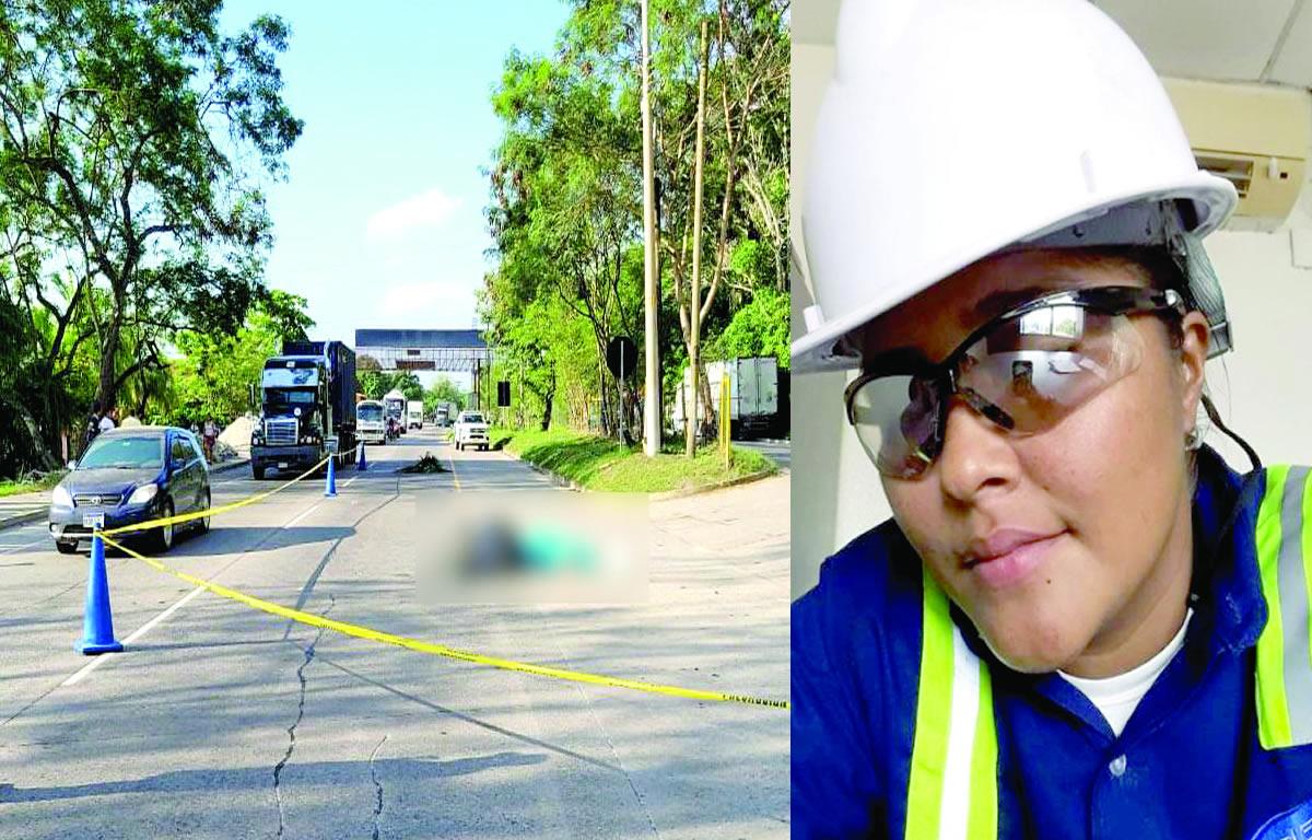 Conductora de equipo pesado muere al chocar su moto con una volqueta