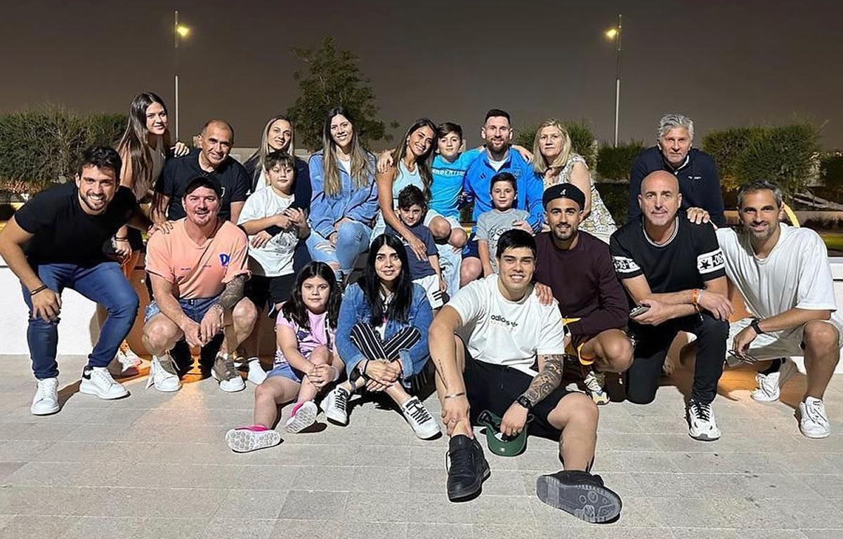 Messi recarga pilas con su familia tras clasificar a la final
