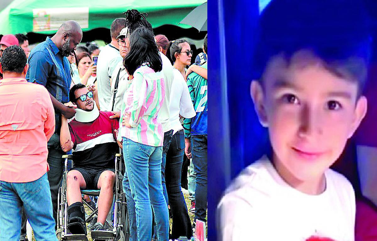 Triste despedida al pequeño Josué Jahir, víctima de accidente