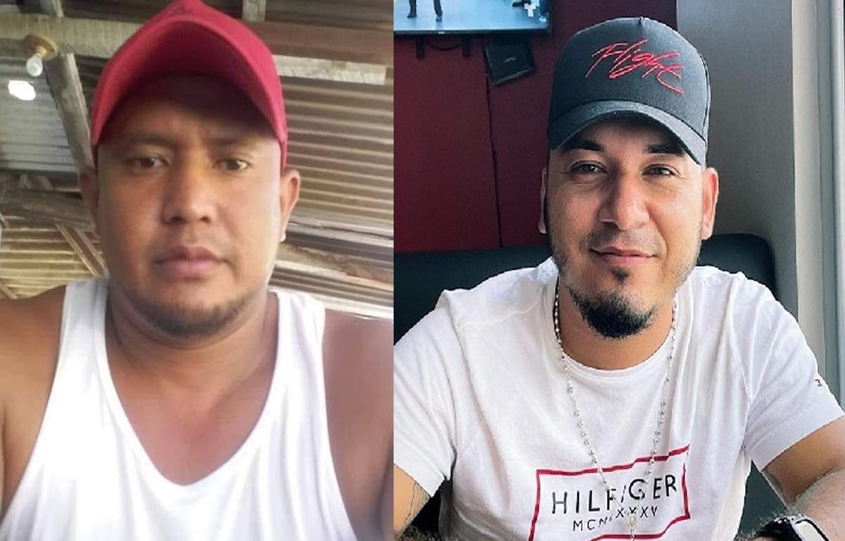 <b>Edward Noé Ávila y Orvin Rolando Alvarenga.</b>