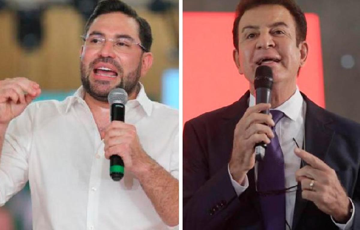 Jorge Cálix y Salvador Nasralla, a audiencias en el Partido Liberal