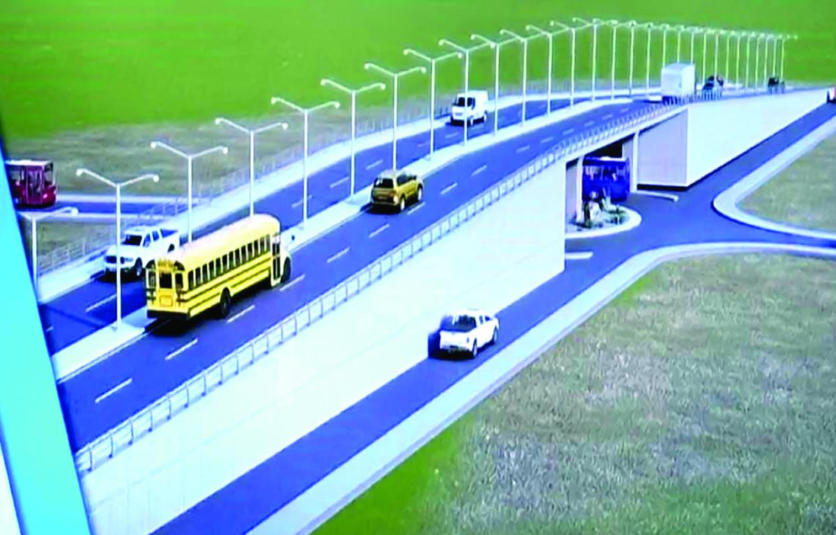 $!El puente medirá 710 metros lineales y beneficiará a más de 1.2 millones de personas que transitan al año por la CA-5.