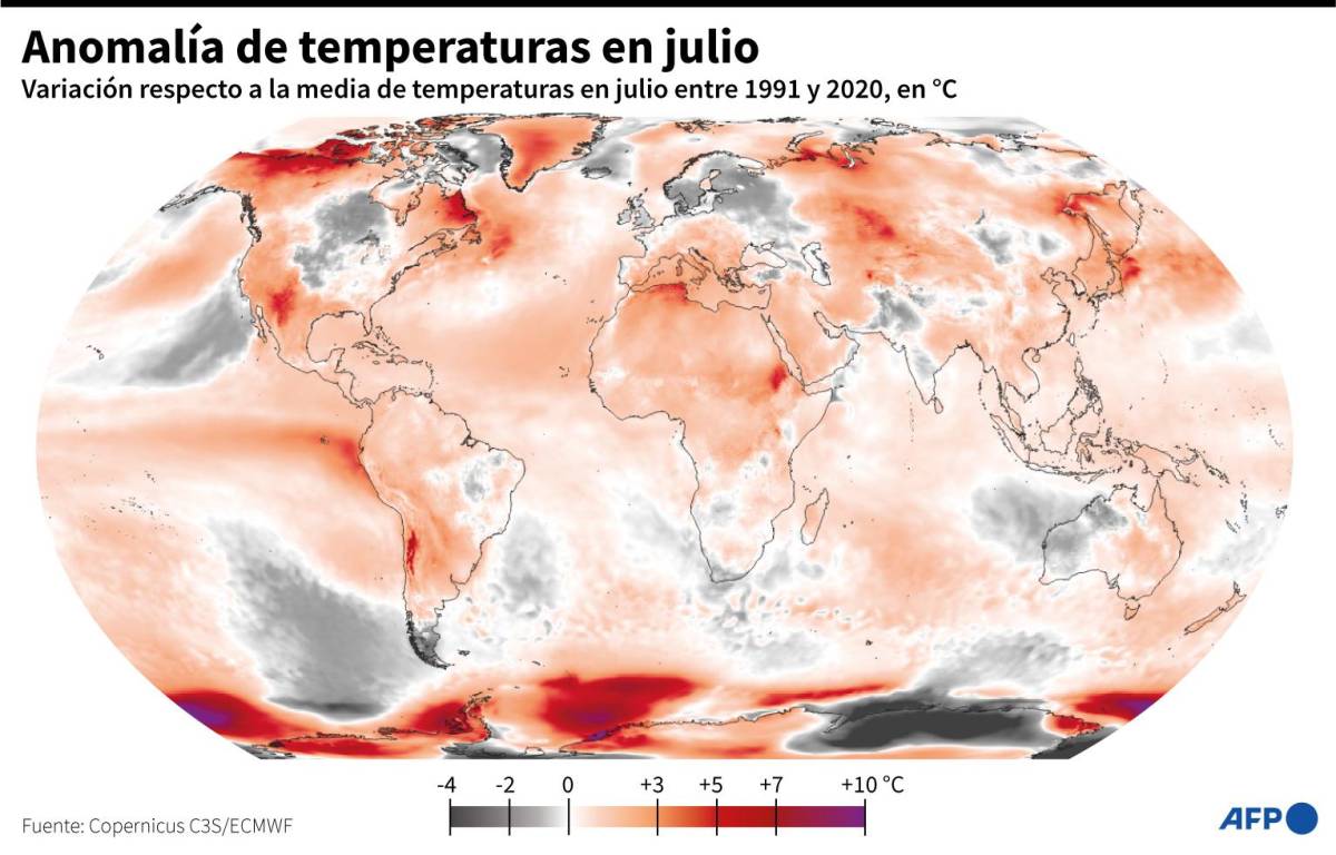 Julio de 2023 se confirma como el mes más caluroso registrado hasta la fecha