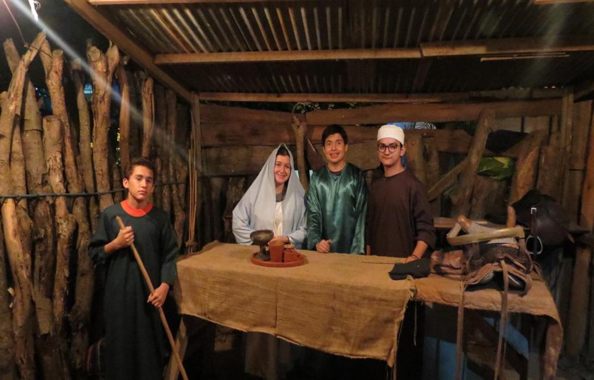 Nacimiento viviente de la Franciscana, una tradición