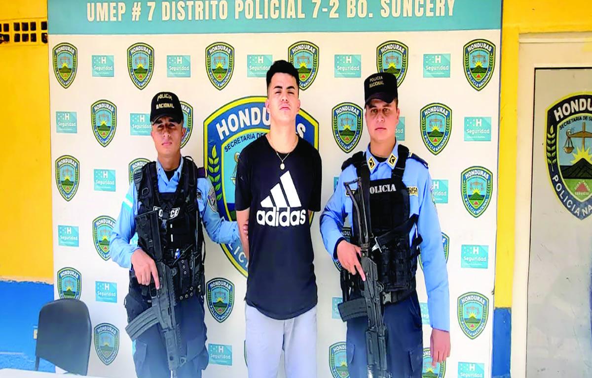 Cae albañil por el delito de extorsión en San Pedro Sula