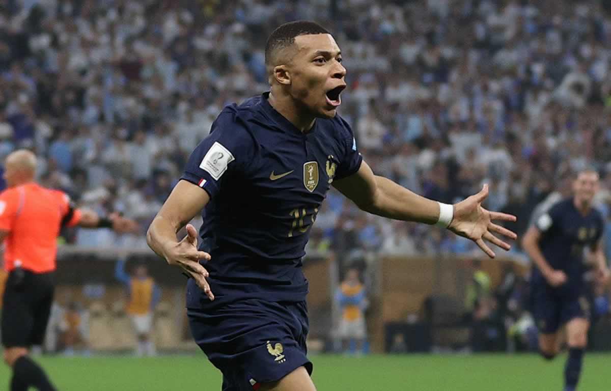 De consuelo: Mbappé, máximo goleador del Mundial de Qatar 2022