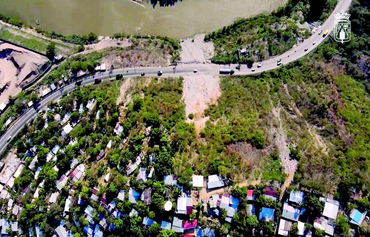 1,200 casas en riesgo por la falla geológica en la Lempira