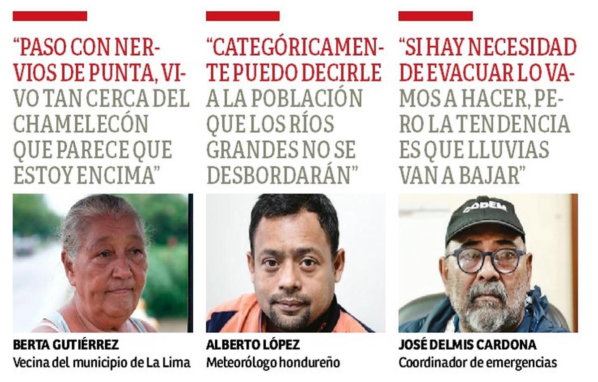 Expectación por niveles de los ríos Ulúa y Chamelecón