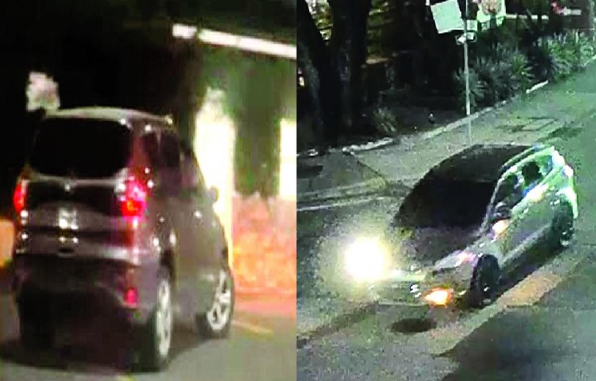 <b>La Policía identifica a dos camionetas Ford Escape, una verde y otra gris.</b>