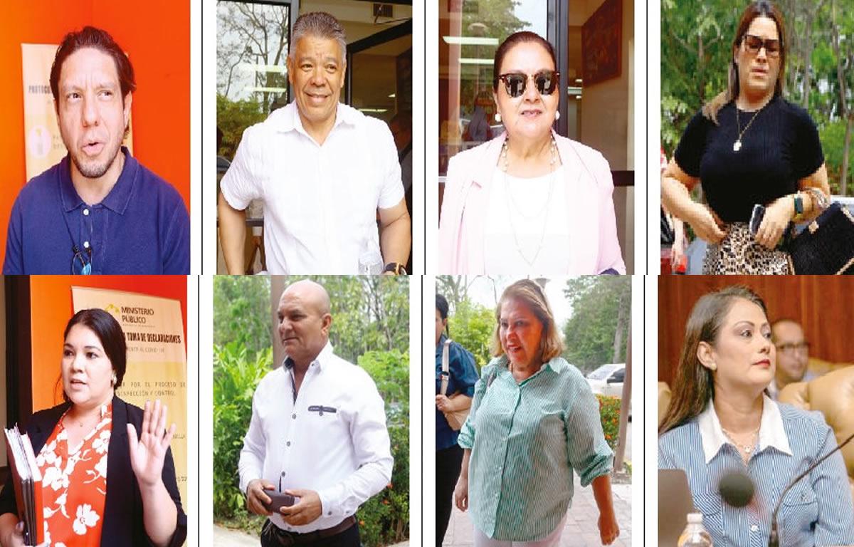 Corporativos de la alcaldía sampedrana desfilan por la Fiscalía