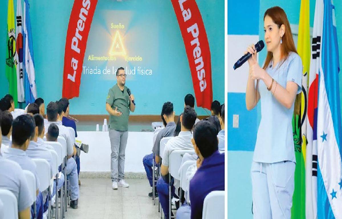 $!Josías Guzmán y Claudia Avilés impartieron charlas sobre salud mental.