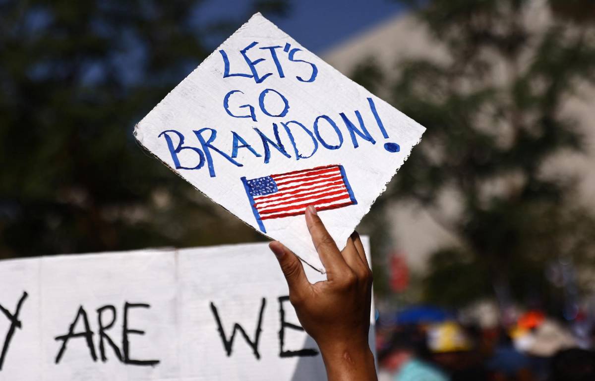 El significado de “vamos Brandon”, un insulto en código contra Biden