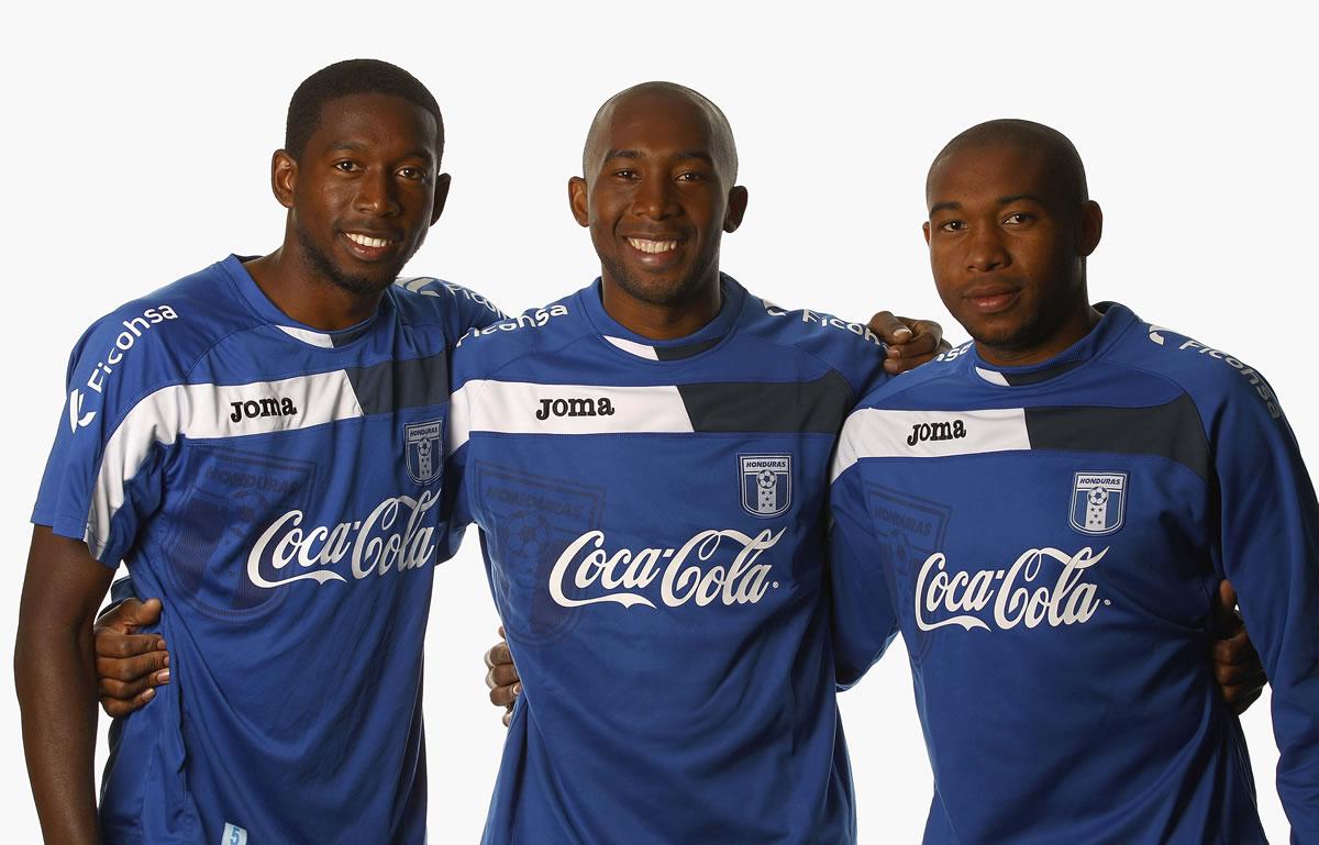 Johnny, Jerry y Wilson Palacios estuvieron en el Mundial de Sudáfrica 2010 con la Selección de Honduras.