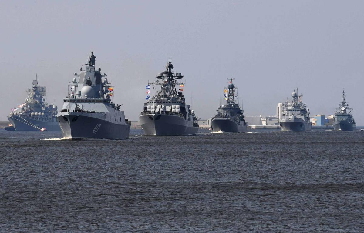 Rusia despliega sus buques de guerra en el Mediterráneo aumentando escalada con la OTAN