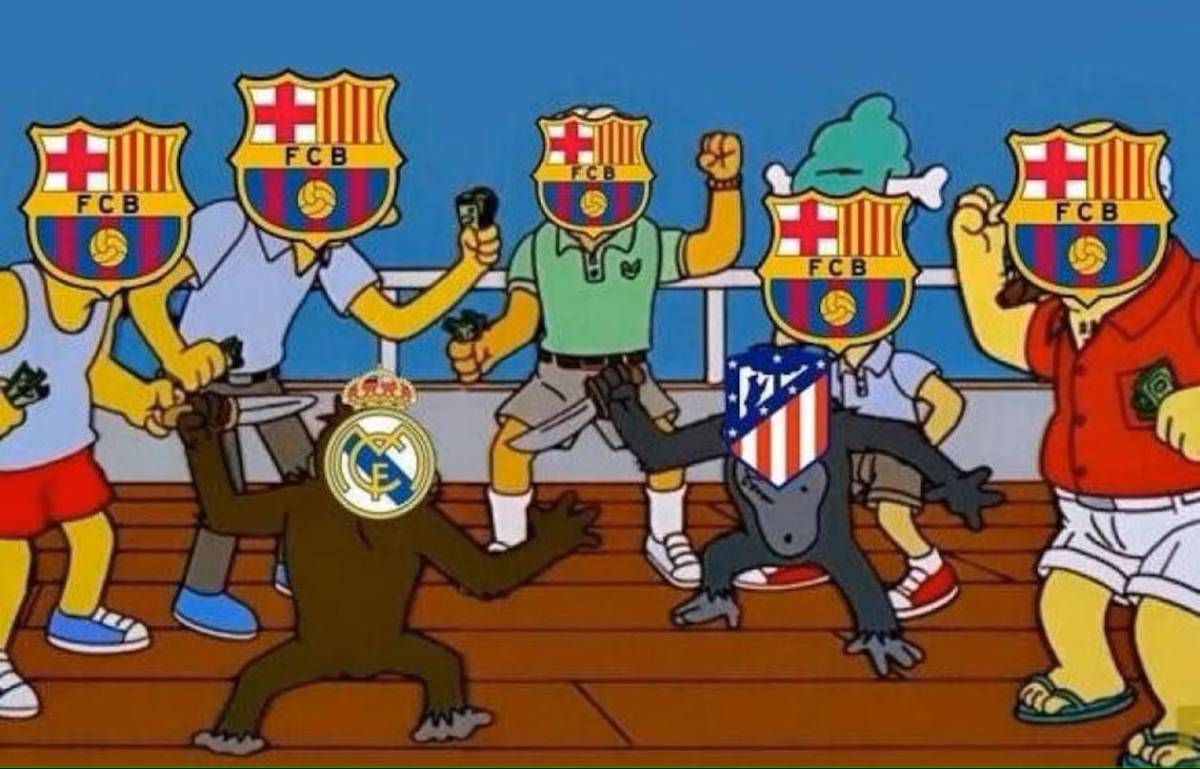 Los memes del triunfo de Real Madrid: se burlan de Atlético y Barcelona