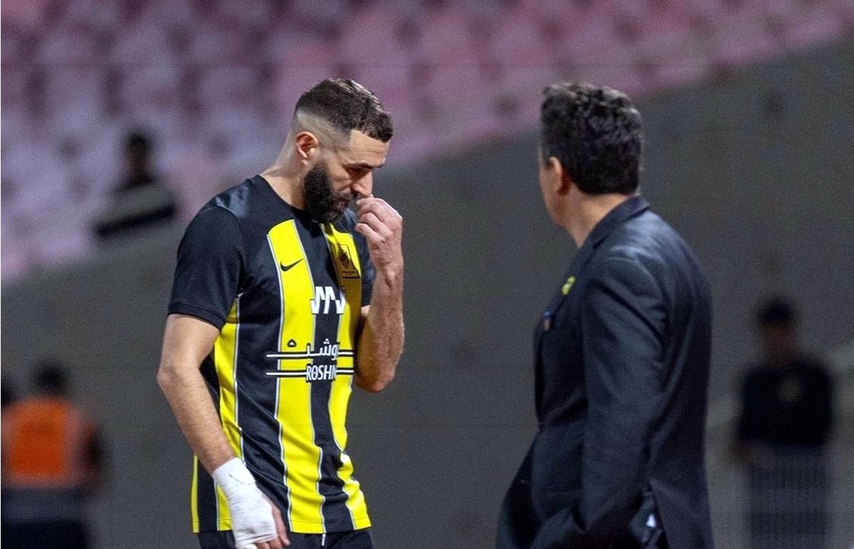 Benzema y Gallardo no tuvieron una buena relación en el club saudí.