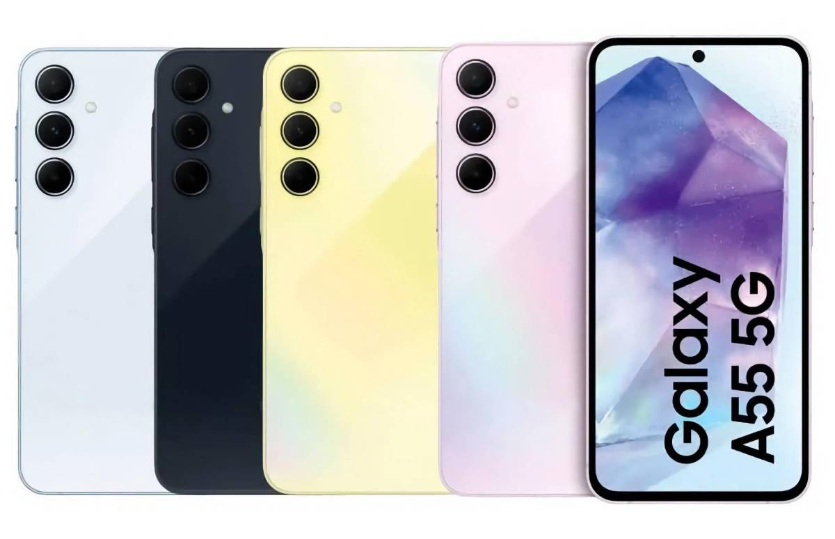 Los nuevos teléfonos de Samsung están disponibles en varios colores.