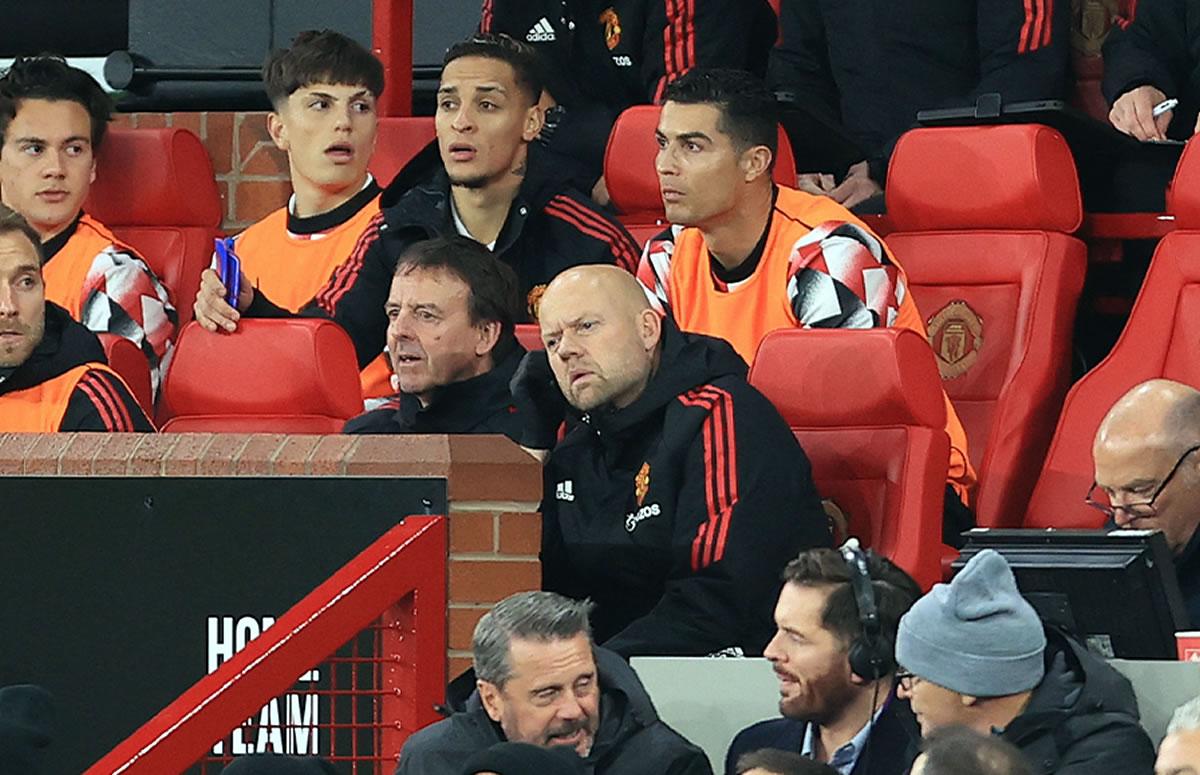 Cristiano Ronaldo ha sido suplente en varios partidos de la temporada del Manchester United.