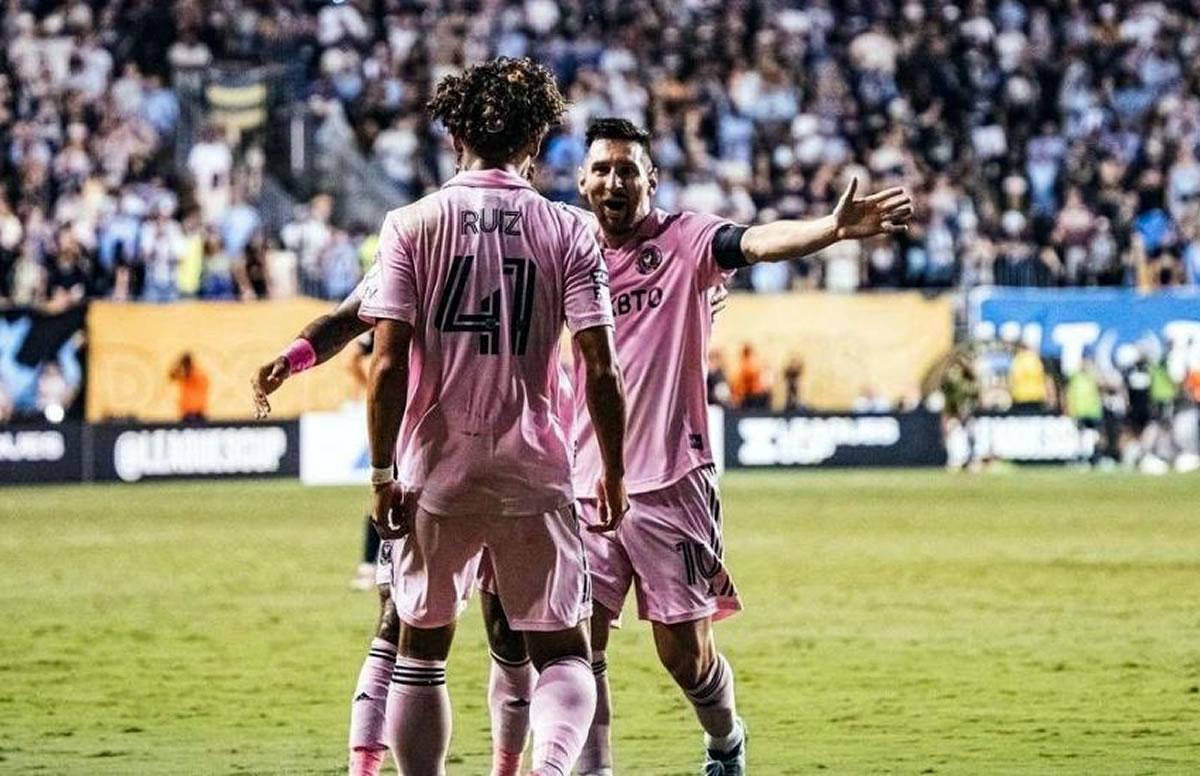 David Ruiz está feliz de jugar a la par de Messi en el Inter Miami.