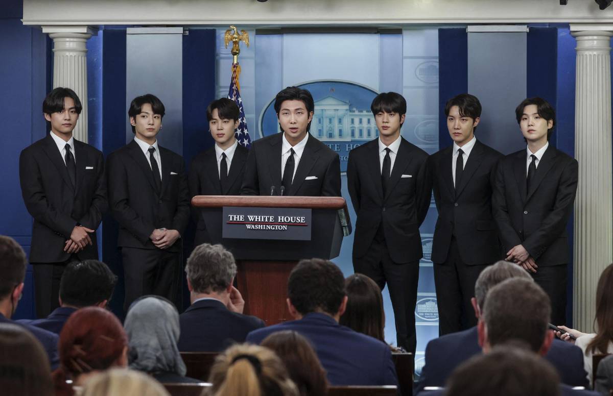 BTS denuncia en la Casa Blanca el racismo contra asiáticos