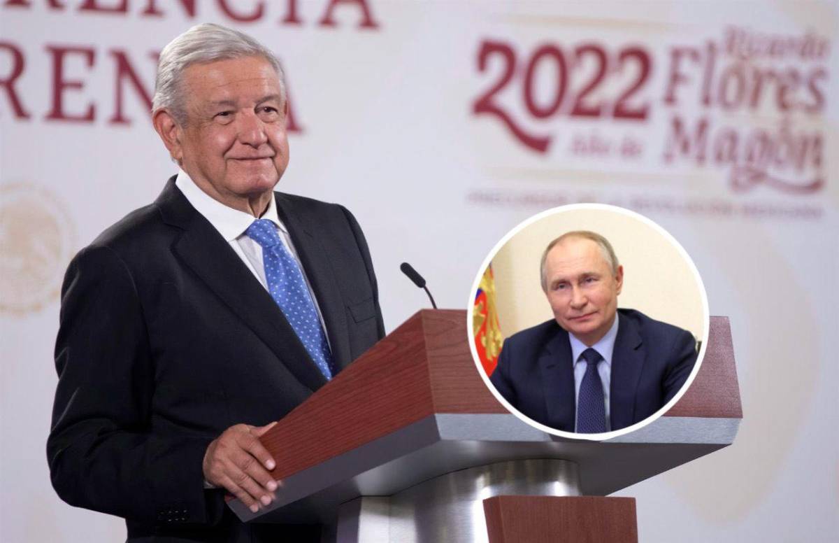 López Obrador dice que le tiene “mucho respeto” a Vladímir Putin