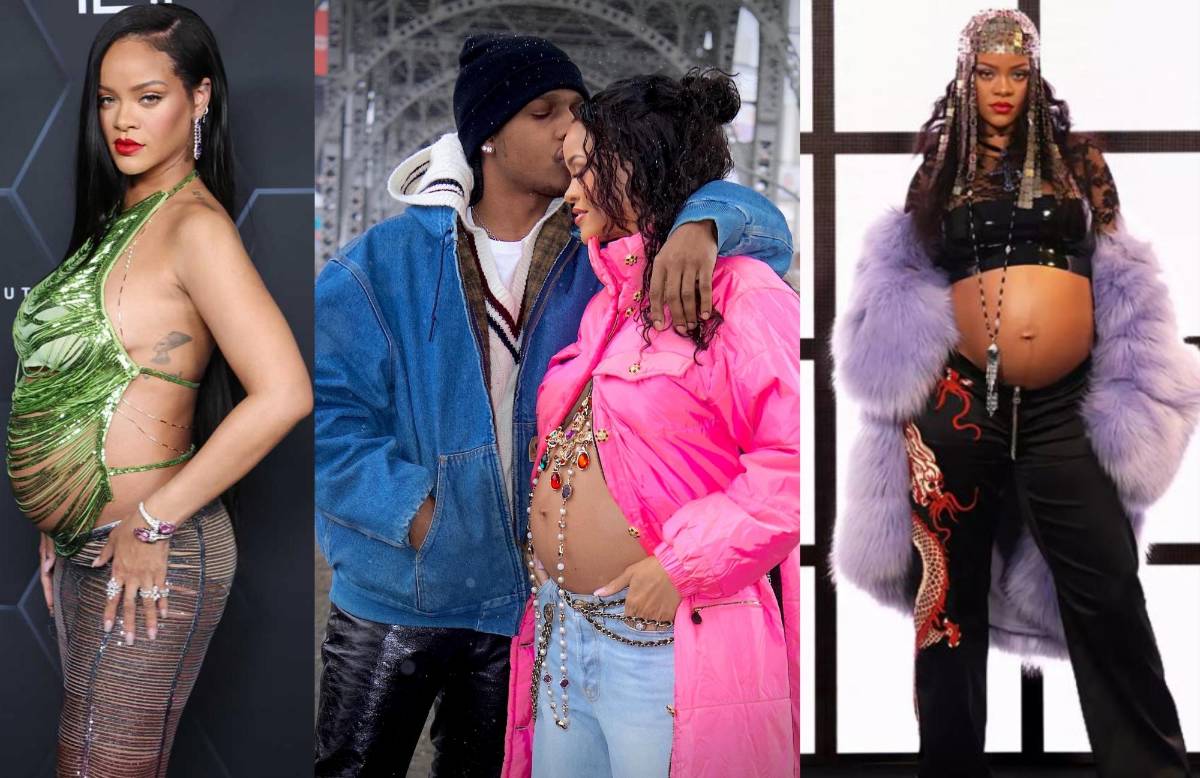 Rihanna espera su primer hijo junto a su pareja A$AP Rocky.