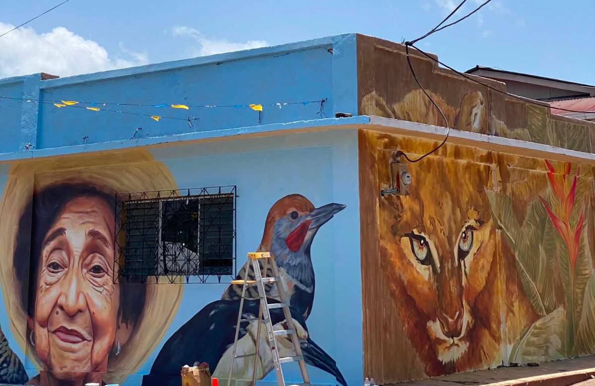 ¡Vaya por su foto! 30 coloridos y creativos murales embellecen San Francisco de Yojoa