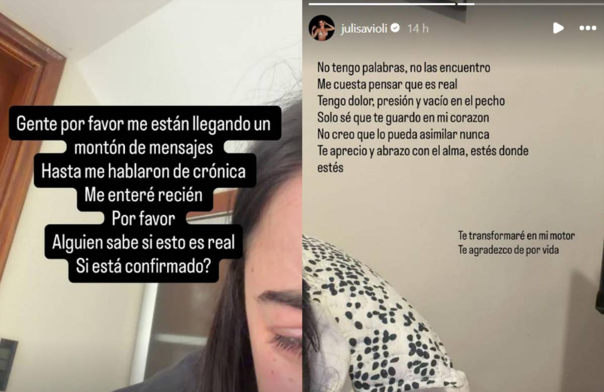 Juli Savioli, exnovia de Gaspi, comparte desgarrador mensaje tras su muerte
