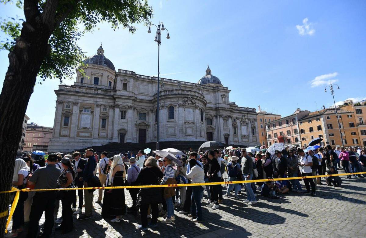 Las primeras imágenes de la tumba de Francisco en la basílica Santa María la Mayor