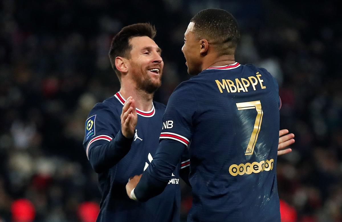 Messi y Mbappé fueron compañeros en el PSG.