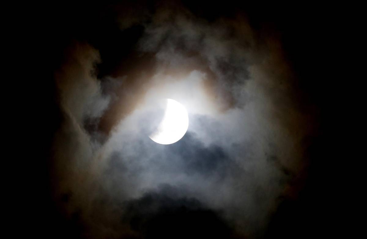 Las imágenes de la luna de sangre alrededor del mundo