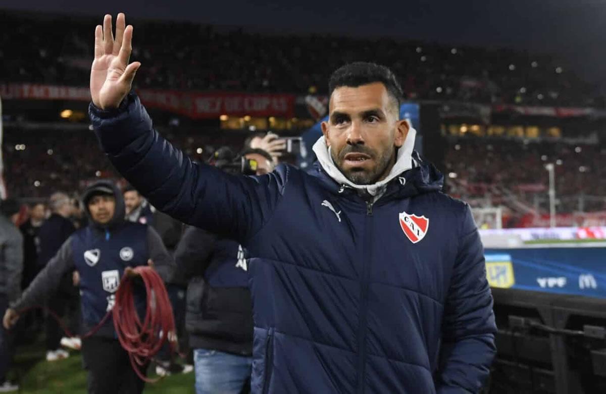 Carlos Tévez es el entrenador actualmente de Independiente.